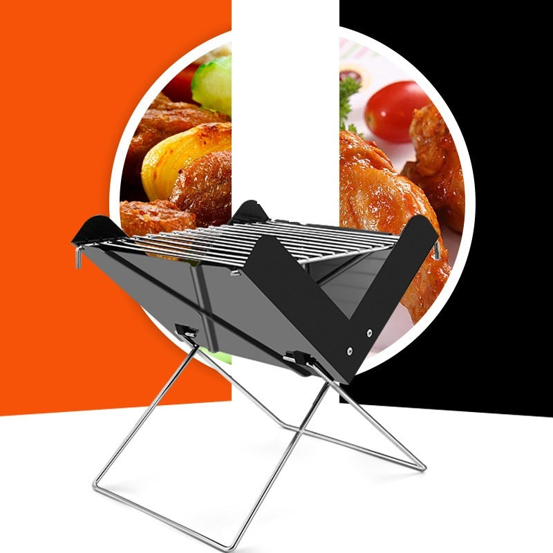 folding BBQ grill, view 4 - MRSLM