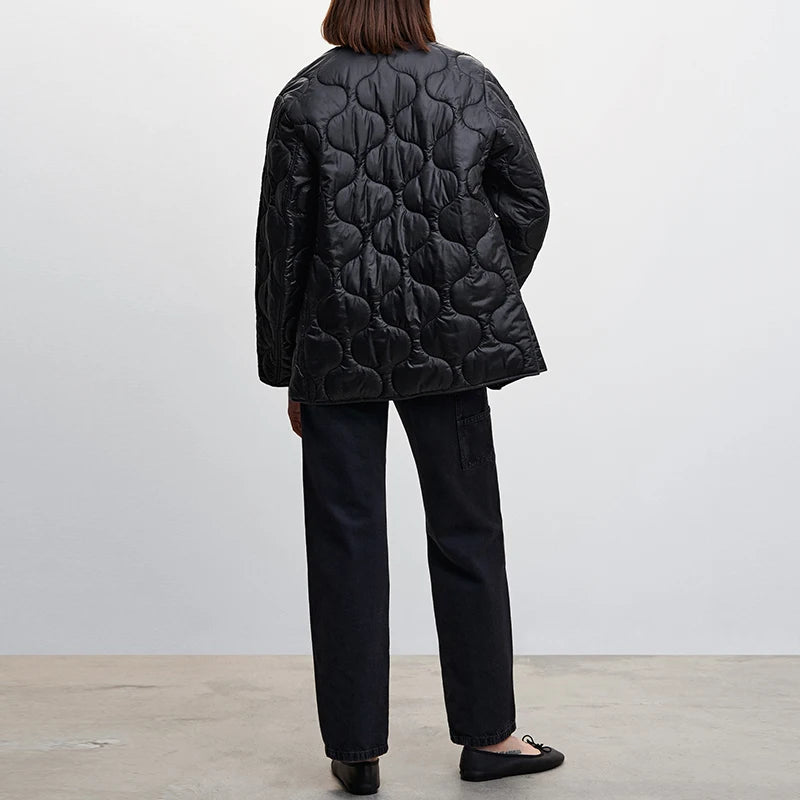 women's quilted padded coat, view 5 - MRSLM