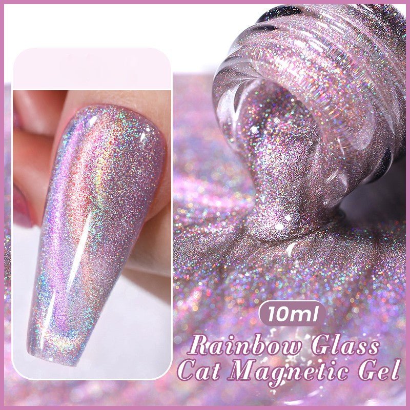 10ML Reflective Moonlight Cat Magnetic Gel Nail Polish