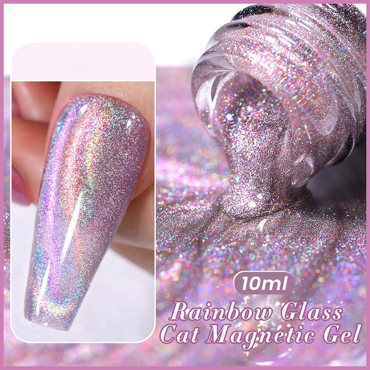 10ML Reflective Moonlight Cat Magnetic Gel Nail Polish