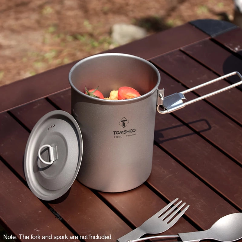 titanium camping pot 900ml, view 6 - MRSLM