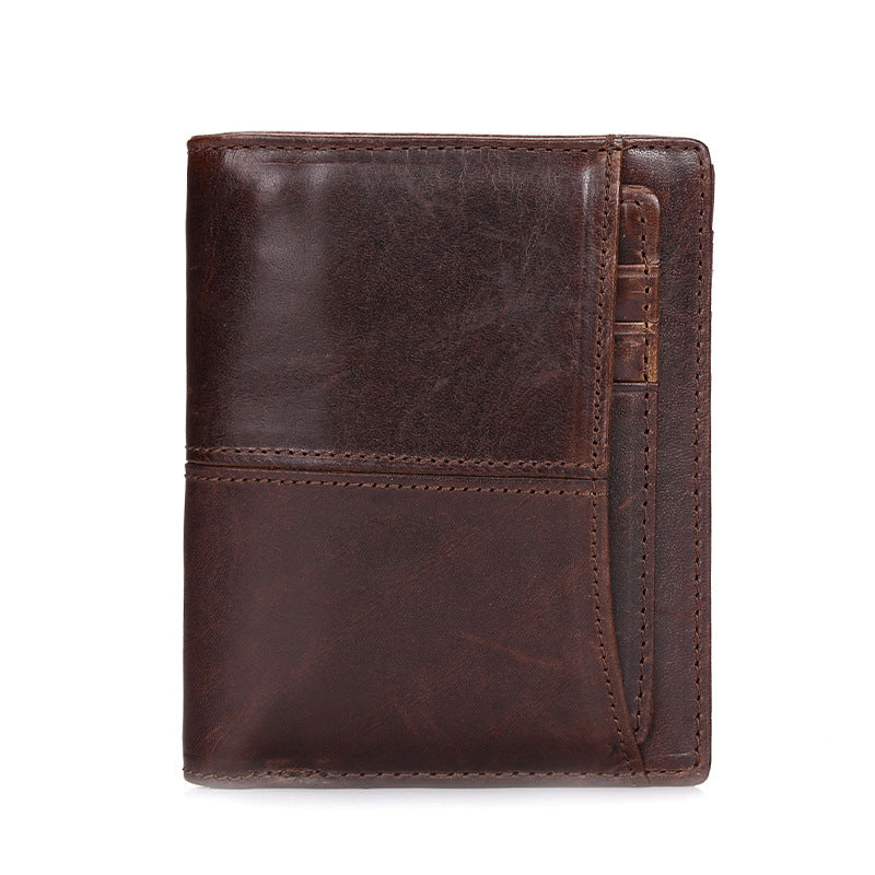 Carteira de couro masculina