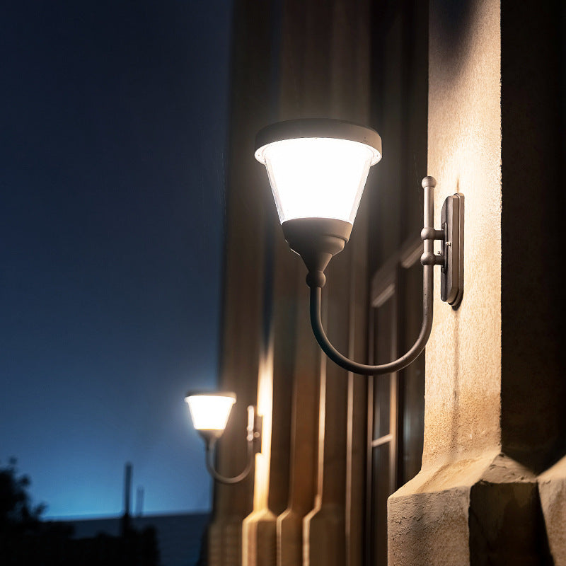 Luminária de pátio LED à prova d'água com energia solar para residências