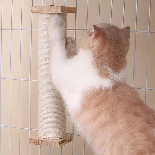 wood wall-mounted cat scratcher - MRSLM