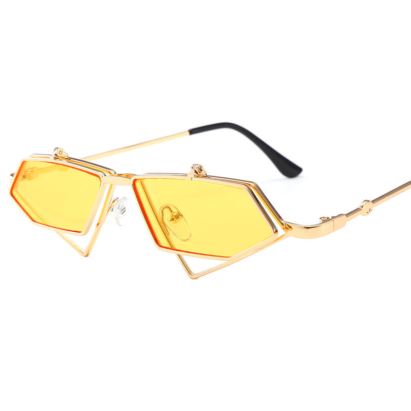 vintage metal sunglasses, view 6 - MRSLM