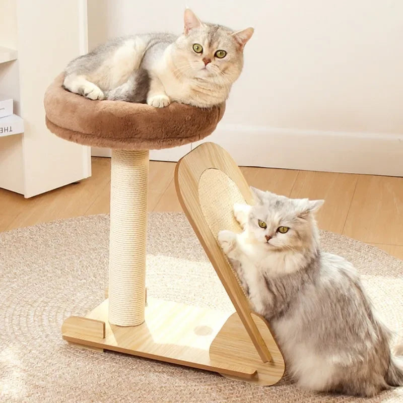 cat tower with scratcher and climbing frame - MRSLM