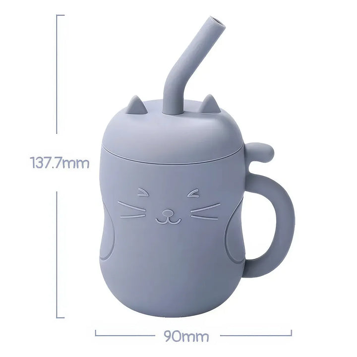 Leakproof Baby Silicone Straw Cup