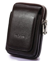 men's leather waist pack, view 7 - MRSLM