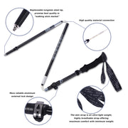 ultra-light telescopic trekking poles, view 4 - MRSLM