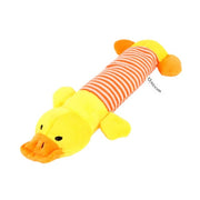 Squeaky plush dog toy, view 3 - MRSLM