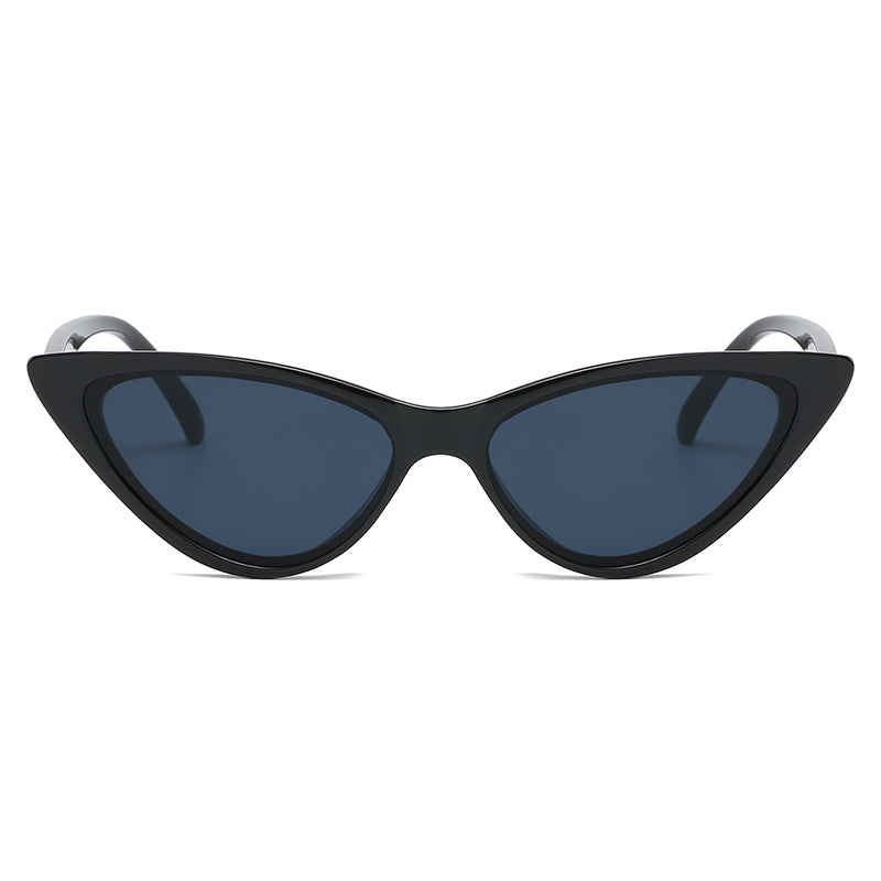 Óculos de Sol Femininos Estilo Vintage Olho de Gato com Lentes Degradê UV400