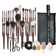24-piece makeup brush set, view 4 - MRSLM
