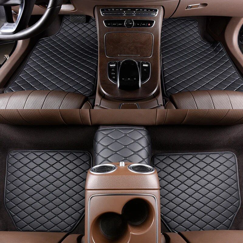 Universal leather car floor mats, view 9 - MRSLM