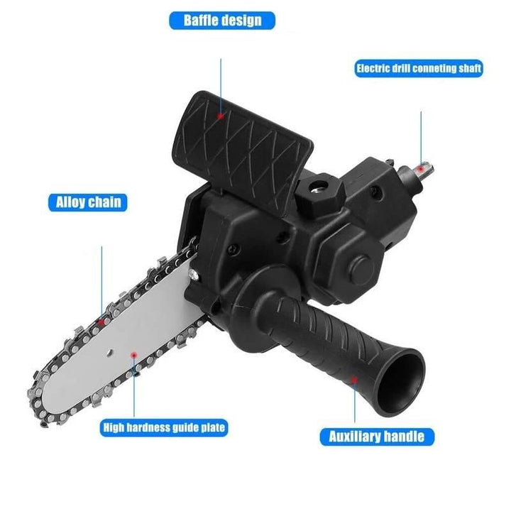 6 Inch Chainsaw Drill Attachment