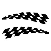 checkered flag car stickers, view 7 - MRSLM