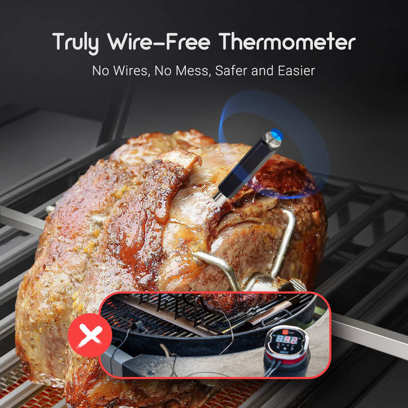 Intelligentes, kabelloses Ofenthermometer mit Bluetooth-Steuerung