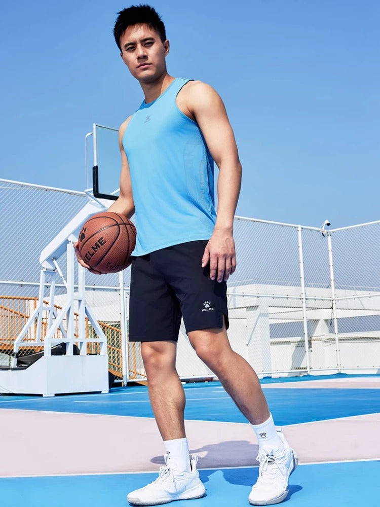 men's ice silk quick-dry sports tank top, view 7 - MRSLM