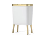 golden high-foot trash can, view 3 - MRSLM