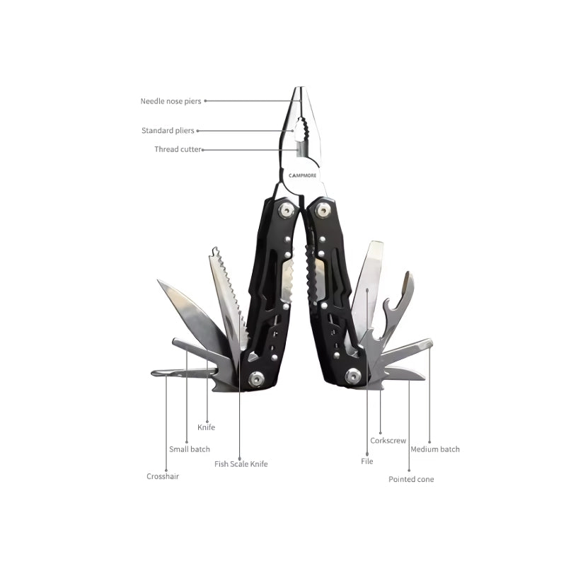 folding multitool knife and pliers, view 2 - MRSLM