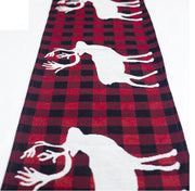 Christmas cotton-linen table runner, view 4 - MRSLM