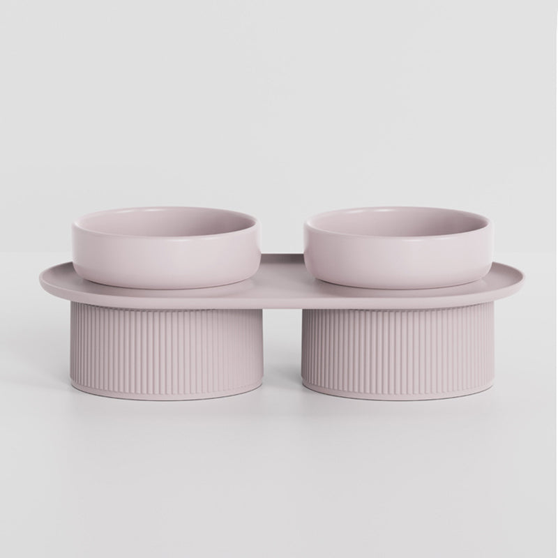 elevated ceramic pet bowls, view 5 - MRSLM