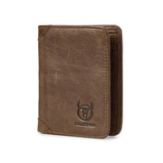 casual men's cowhide wallet, view 3 - MRSLM