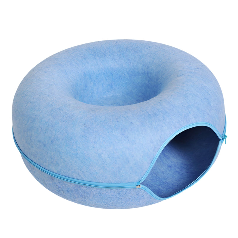 Donut cat bed and tunnel, view 5 - MRSLM