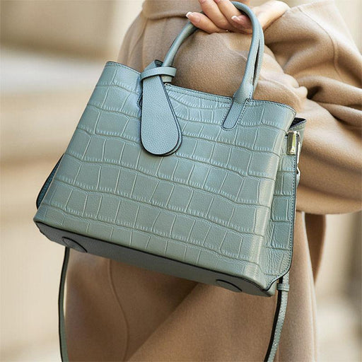 genuine leather women's tote bag - MRSLM