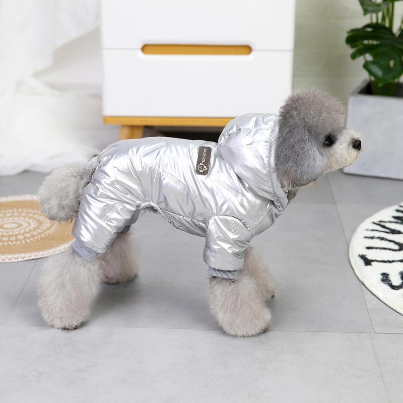 Macacão impermeável para cães de pequeno porte