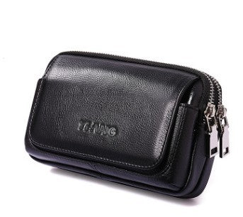 men's leather waist pack, view 4 - MRSLM