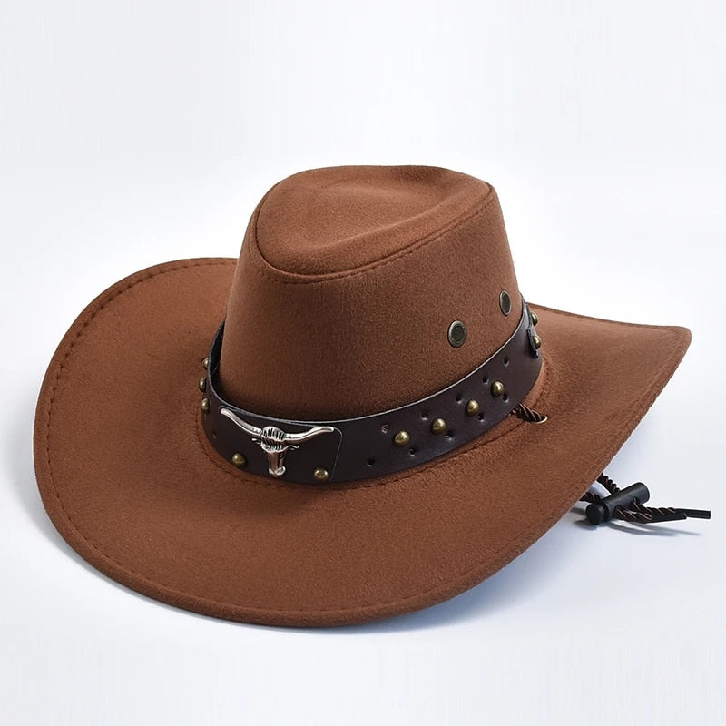 vintage western cowboy hat, view 5 - MRSLM
