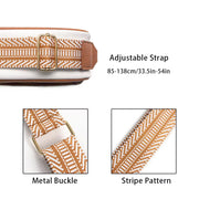 Quilted embroidered grid shoulder bag, view 8 - MRSLM