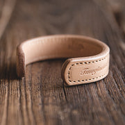 leather thunderbird cuff bracelet, view 3 - MRSLM