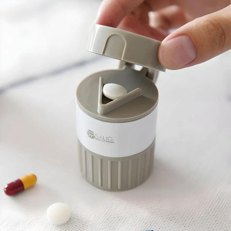 4-in-1 portable pill crusher and cutter, view 3 - MRSLM