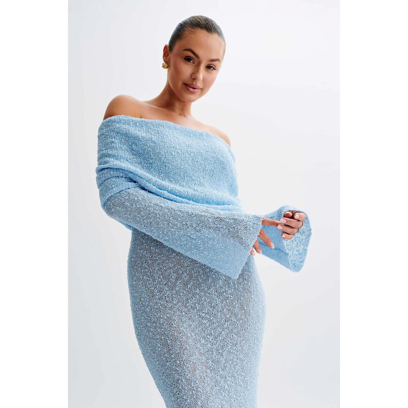 strapless hollow out maxi dress, view 21 - MRSLM