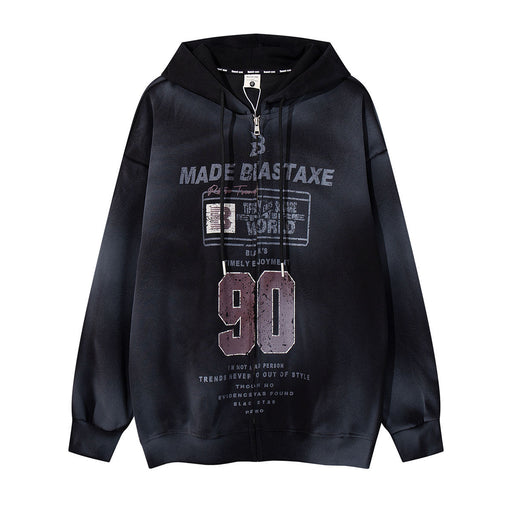 retro hooded cardigan, view 4 - MRSLM