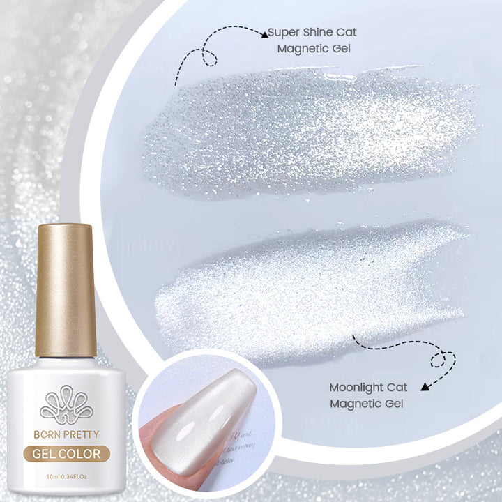 Moonlight Cat Magnetic Gel Nail Polish