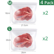 reusable food storage bags, view 6 - MRSLM