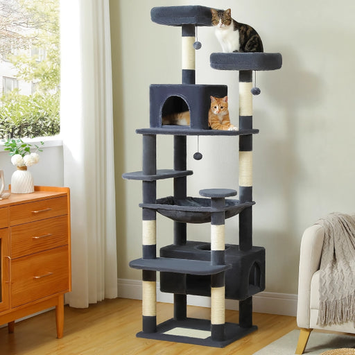 Large cat tree tower for indoor cats - MRSLM