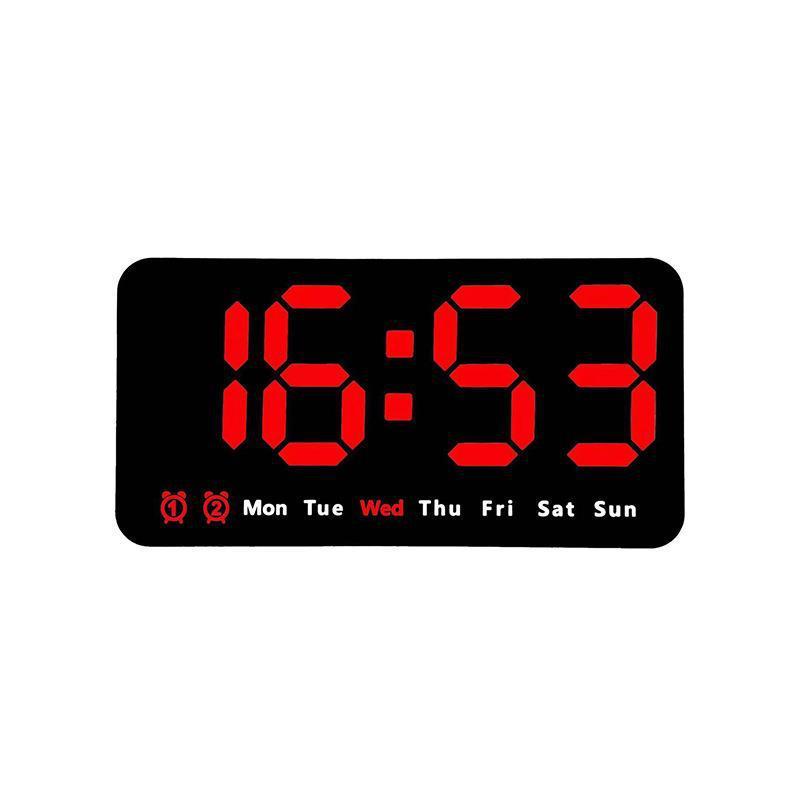 hanging alarm clock with temperature, view 7 - MRSLM
