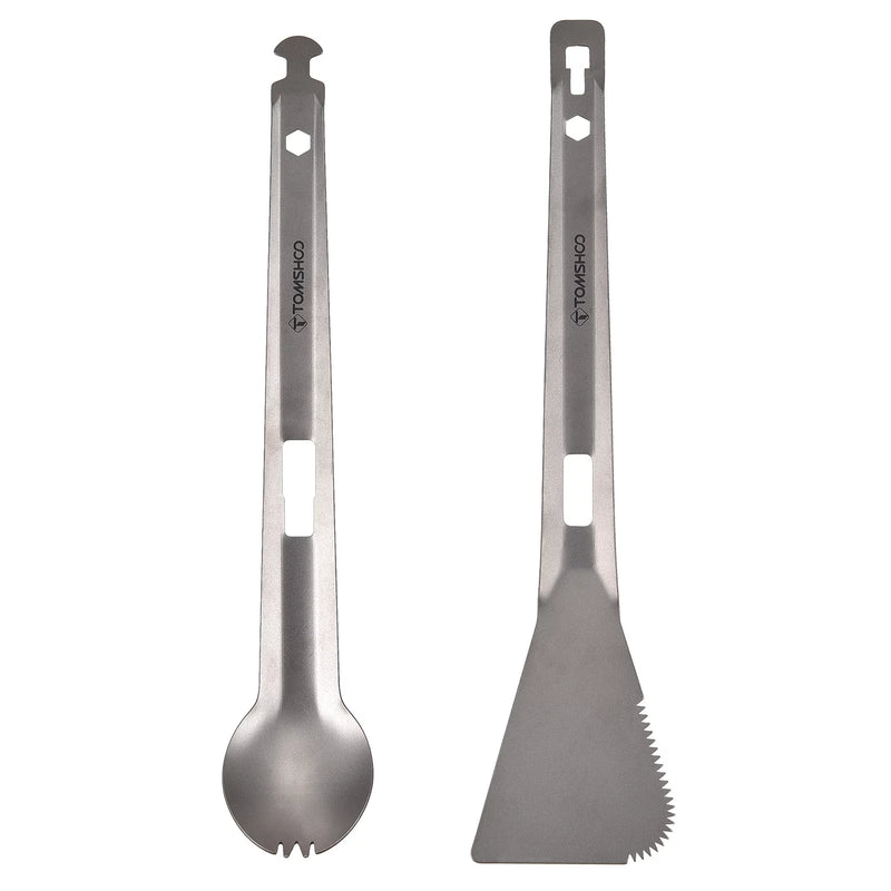 Mehrzweck-Campingbesteck-Set aus Titan