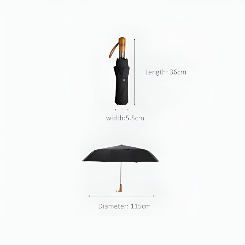 large automatic windproof umbrella, view 10 - MRSLM