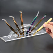 2pcs stainless steel eyelash tweezers set, view 4 - MRSLM