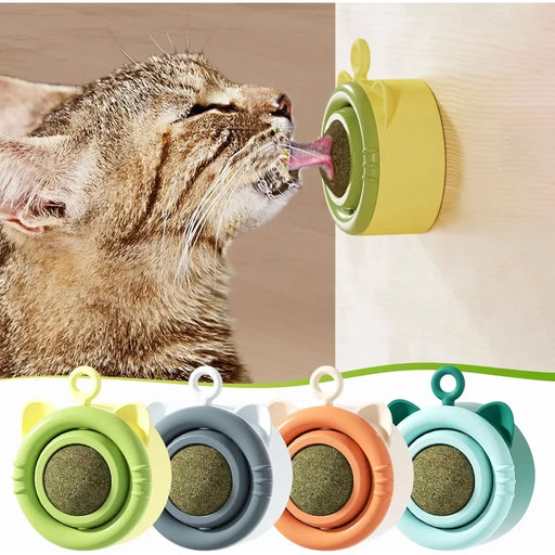 rotating catnip ball cat toy - MRSLM