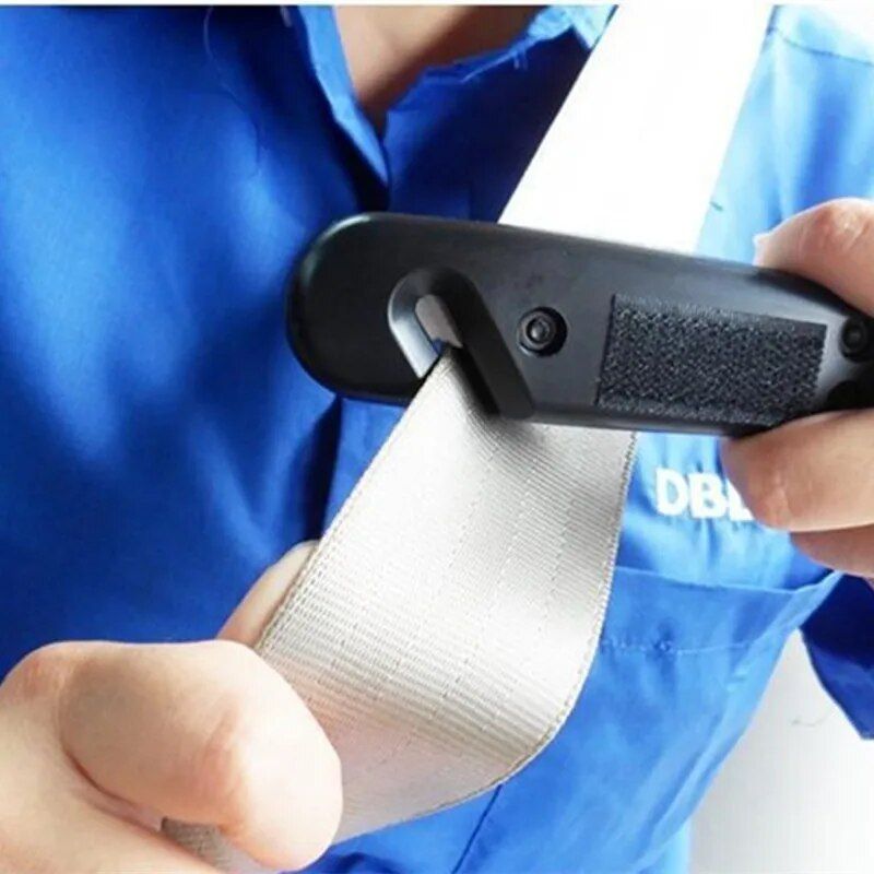 Compact 2-in-1 Car Safety Hammer & Seatbelt Cutter