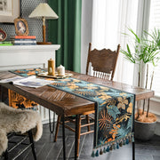 tropical print table runner, view 2 - MRSLM