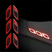 Car door reflective sticker set, view 4 - MRSLM