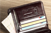men's leather wallet, view 8 - MRSLM