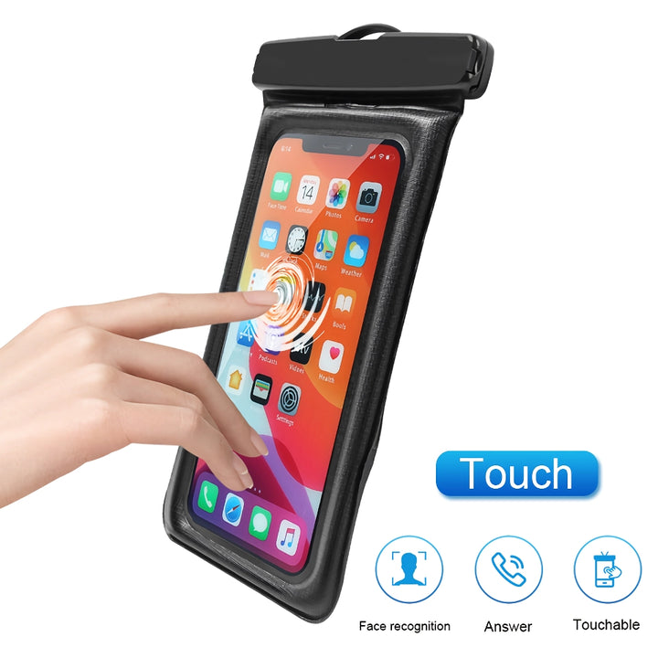 Waterproof Floating Phone Case with Touchscreen Functionality