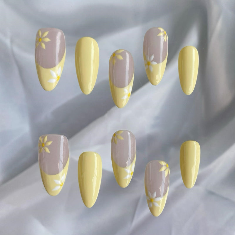 handmade almond nail tips, view 3 - MRSLM